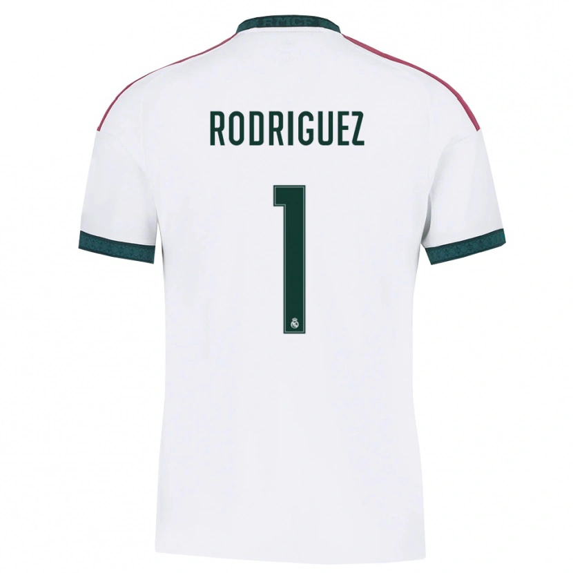 Danxen Mujer Camiseta Misa Rodriguez #1 Verde Oscuro Blanco Rojo 1ª Equipación 2026/27 La Camisa México