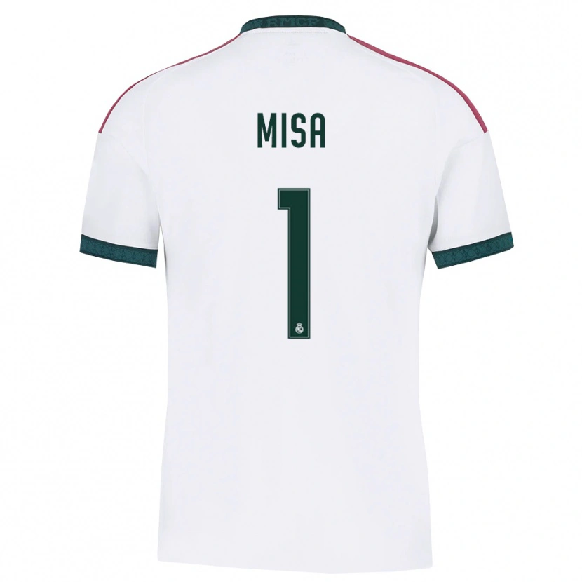 Danxen Mujer Camiseta Misa Rodríguez #1 Verde Oscuro Blanco Rojo 1ª Equipación 2026/27 La Camisa México