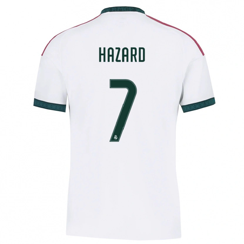 Danxen Mujer Camiseta Eden Hazard #7 Verde Oscuro Blanco Rojo 1ª Equipación 2026/27 La Camisa México