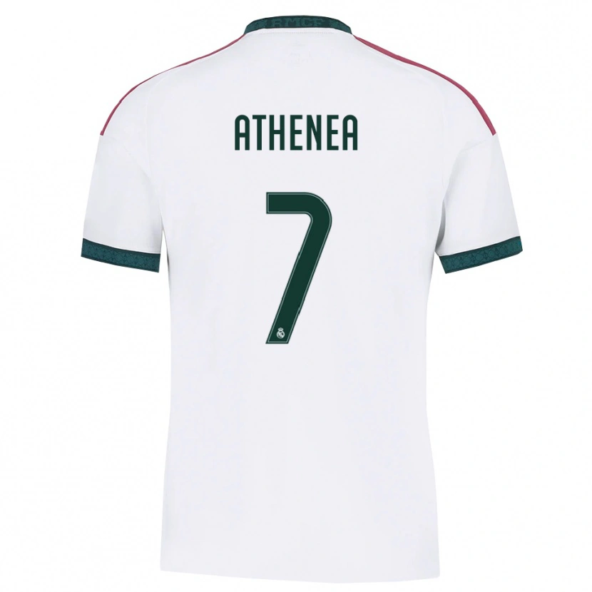 Danxen Mujer Camiseta Athenea Del Castillo #7 Verde Oscuro Blanco Rojo 1ª Equipación 2026/27 La Camisa México