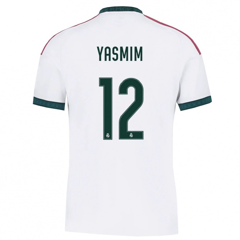 Danxen Mujer Camiseta Yasmim Assis Ribeiro #12 Verde Oscuro Blanco Rojo 1ª Equipación 2026/27 La Camisa México