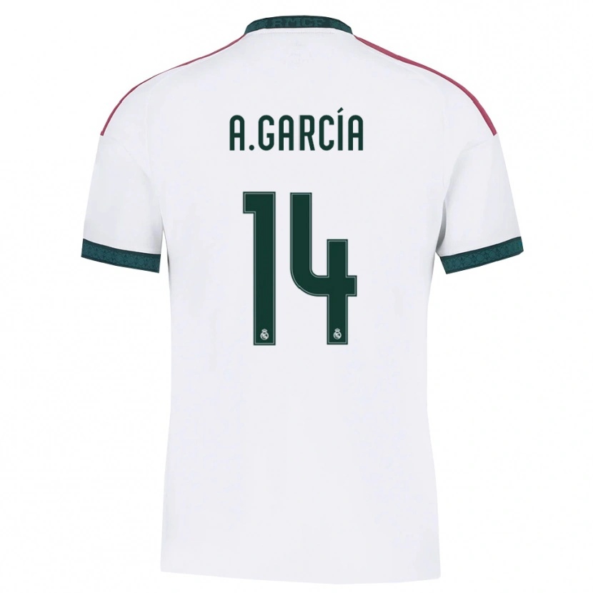 Danxen Mujer Camiseta Aimar García #14 Verde Oscuro Blanco Rojo 1ª Equipación 2026/27 La Camisa México