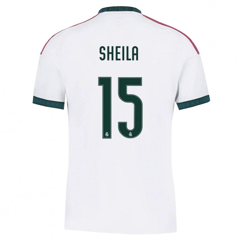 Danxen Mujer Camiseta Sheila García #15 Verde Oscuro Blanco Rojo 1ª Equipación 2026/27 La Camisa México