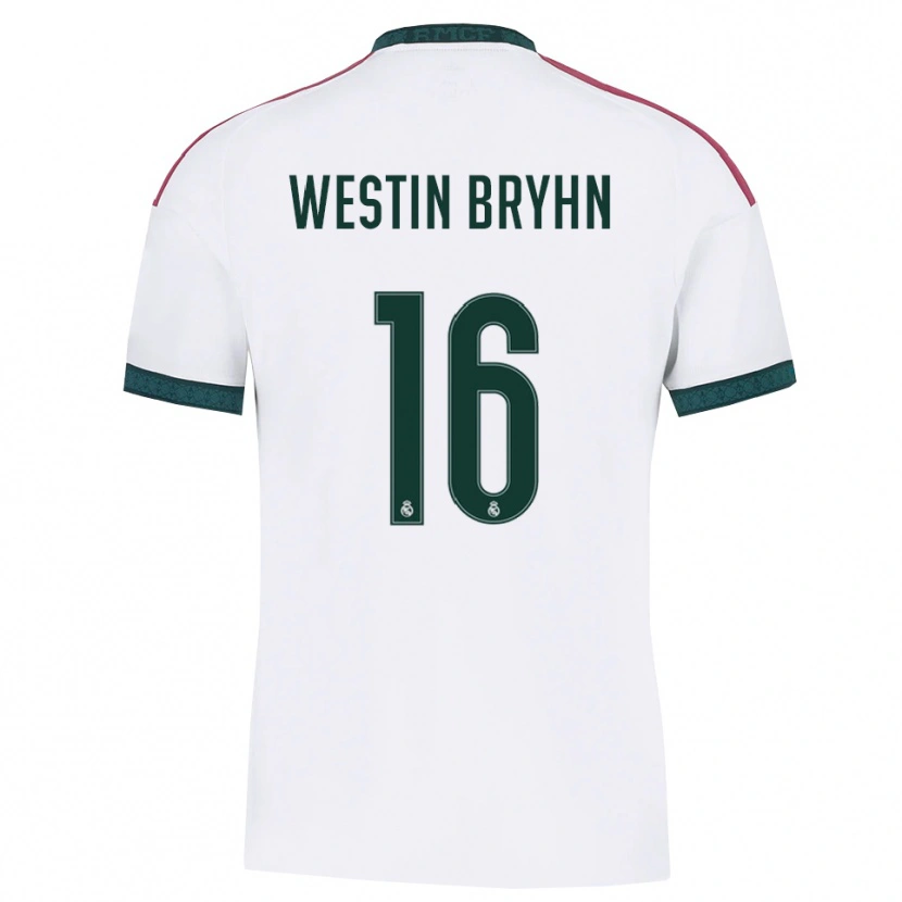 Danxen Mujer Camiseta Leon Westin Bryhn #16 Verde Oscuro Blanco Rojo 1ª Equipación 2026/27 La Camisa México