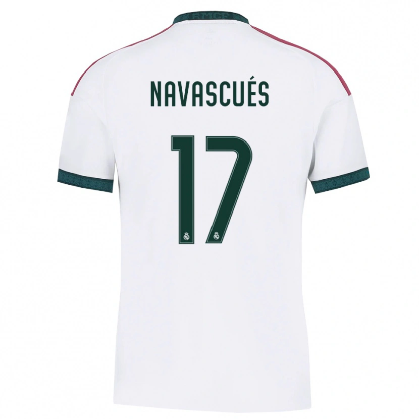 Danxen Mujer Camiseta Liberto Navascués #17 Verde Oscuro Blanco Rojo 1ª Equipación 2026/27 La Camisa México