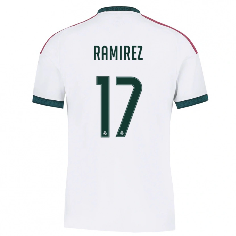 Danxen Mujer Camiseta Darío Ramirez #17 Verde Oscuro Blanco Rojo 1ª Equipación 2026/27 La Camisa México
