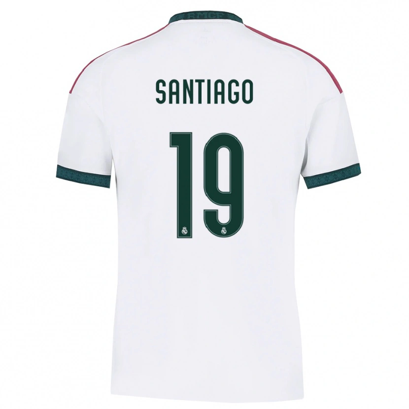 Danxen Mujer Camiseta Aimar Santiago #19 Verde Oscuro Blanco Rojo 1ª Equipación 2026/27 La Camisa México
