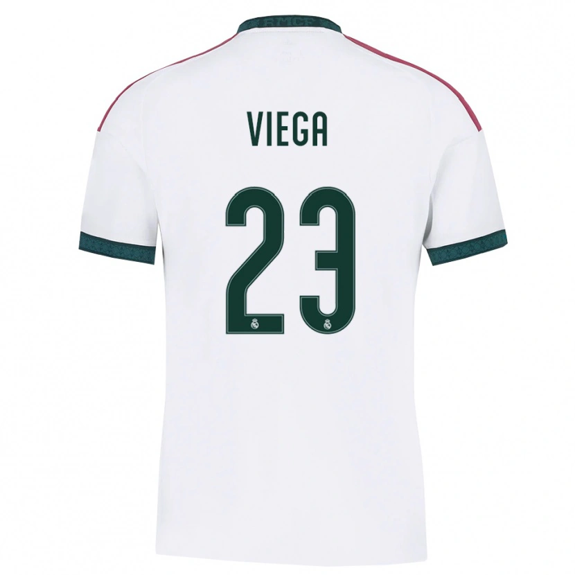 Danxen Mujer Camiseta Marcos Viega #23 Verde Oscuro Blanco Rojo 1ª Equipación 2026/27 La Camisa México