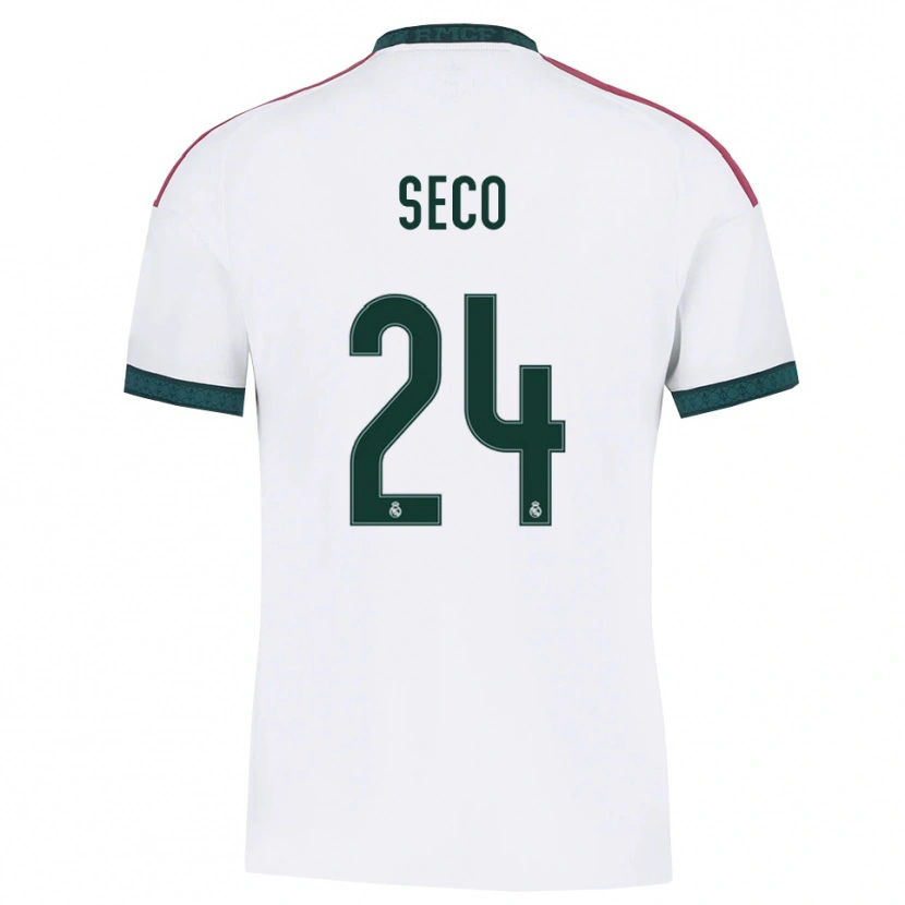 Danxen Mujer Camiseta Ferran Seco #24 Verde Oscuro Blanco Rojo 1ª Equipación 2026/27 La Camisa México