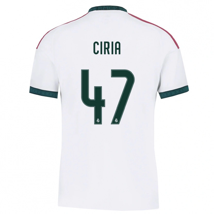 Danxen Mujer Camiseta Alexis Ciria #47 Verde Oscuro Blanco Rojo 1ª Equipación 2026/27 La Camisa México