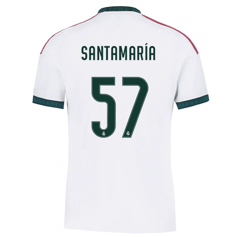 Danxen Mujer Camiseta Fran Santamaría #57 Verde Oscuro Blanco Rojo 1ª Equipación 2026/27 La Camisa México