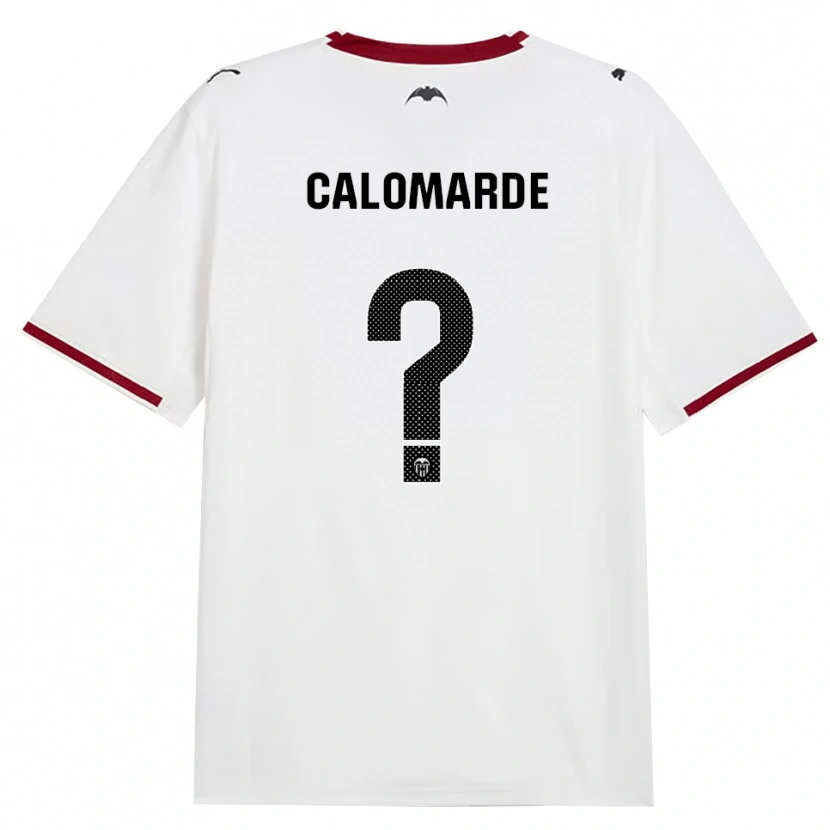 Danxen Mujer Camiseta Jorge Calomarde #0 Negro Blanco Rojo Amarillo 1ª Equipación 2026/27 La Camisa México