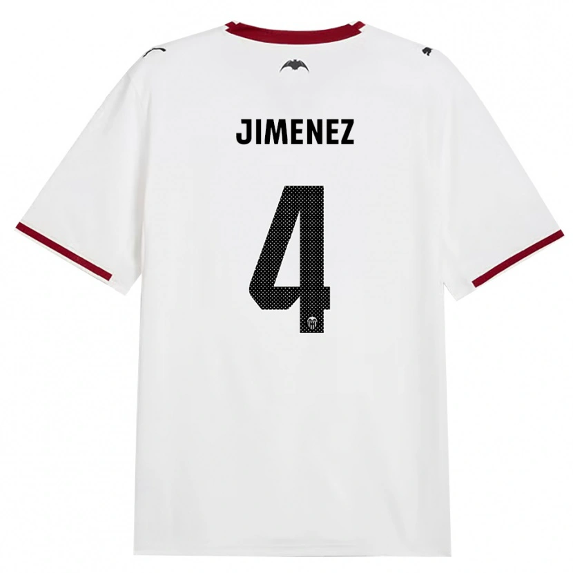 Danxen Mujer Camiseta Maria Jimenez #4 Negro Blanco Rojo Amarillo 1ª Equipación 2026/27 La Camisa México