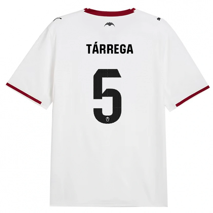 Danxen Mujer Camiseta César Tárrega #5 Negro Blanco Rojo Amarillo 1ª Equipación 2026/27 La Camisa México