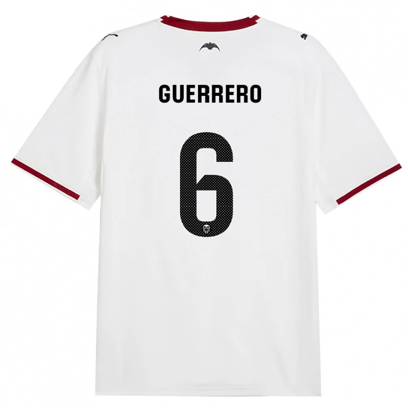 Danxen Mujer Camiseta Paula Guerrero #6 Negro Blanco Rojo Amarillo 1ª Equipación 2026/27 La Camisa México