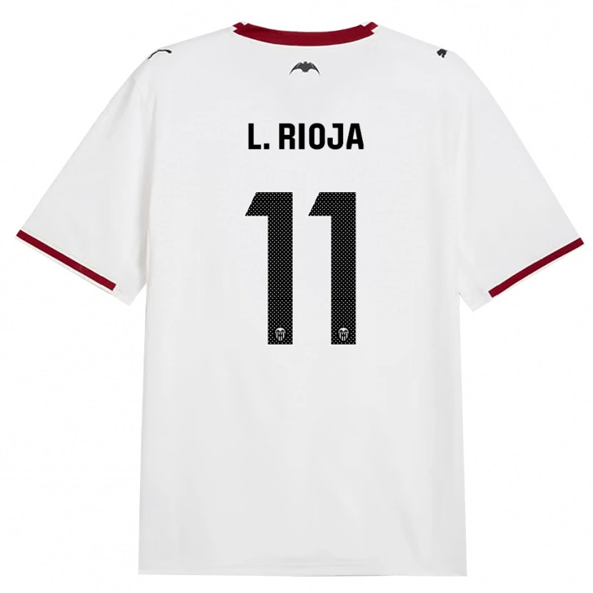 Danxen Mujer Camiseta Luis Rioja #11 Negro Blanco Rojo Amarillo 1ª Equipación 2026/27 La Camisa México