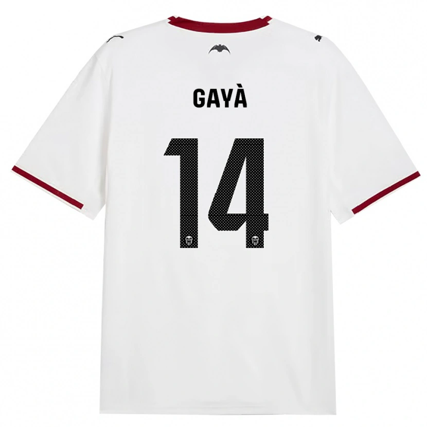 Danxen Mujer Camiseta José Gayà #14 Negro Blanco Rojo Amarillo 1ª Equipación 2026/27 La Camisa México