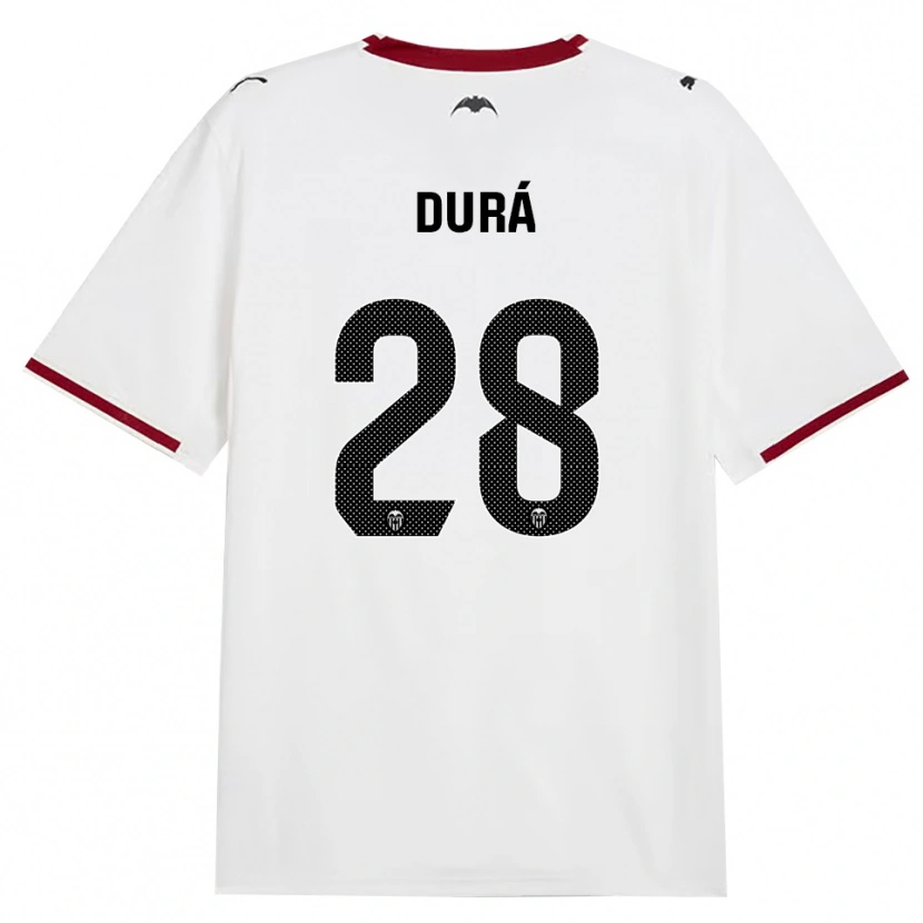 Danxen Mujer Camiseta Jaume Durá #28 Negro Blanco Rojo Amarillo 1ª Equipación 2026/27 La Camisa México