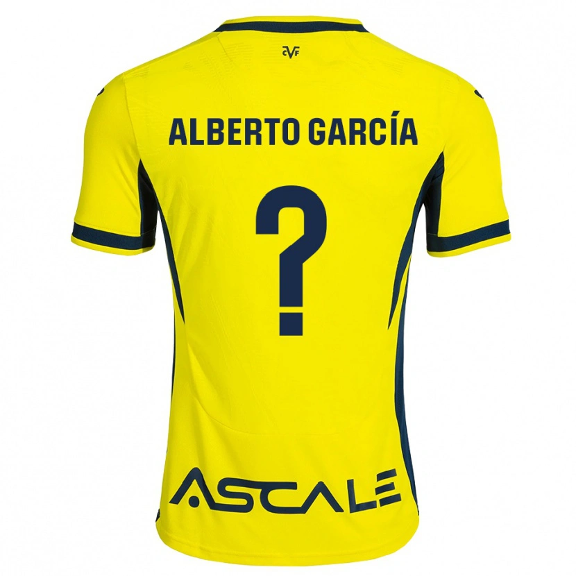 Danxen Mujer Camiseta Alberto García #0 Amarillo Negro Rojo 1ª Equipación 2026/27 La Camisa México