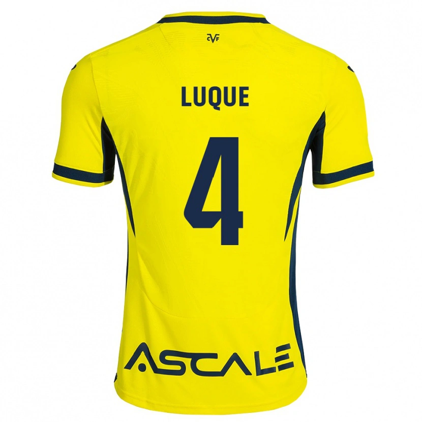 Danxen Mujer Camiseta Pedro Luque #4 Amarillo Negro Rojo 1ª Equipación 2026/27 La Camisa México