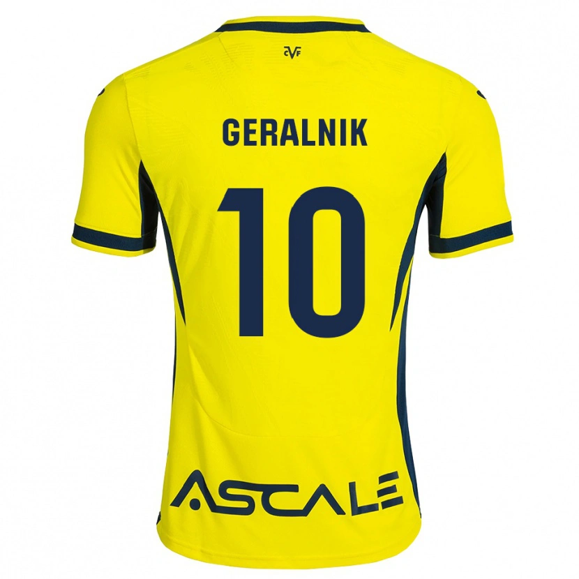 Danxen Mujer Camiseta Tiago Geralnik #10 Amarillo Negro Rojo 1ª Equipación 2026/27 La Camisa México