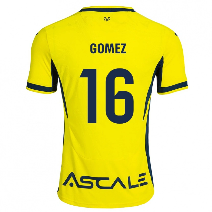 Danxen Mujer Camiseta Queralt Gómez #16 Amarillo Negro Rojo 1ª Equipación 2026/27 La Camisa México