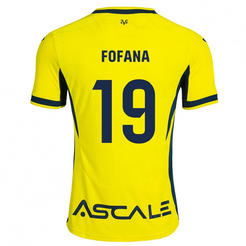 Danxen Mujer Camiseta Douga Fofana #19 Amarillo Negro Rojo 1ª Equipación 2026/27 La Camisa México