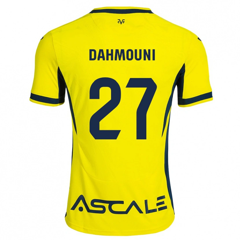 Danxen Mujer Camiseta Moha Dahmouni #27 Amarillo Negro Rojo 1ª Equipación 2026/27 La Camisa México