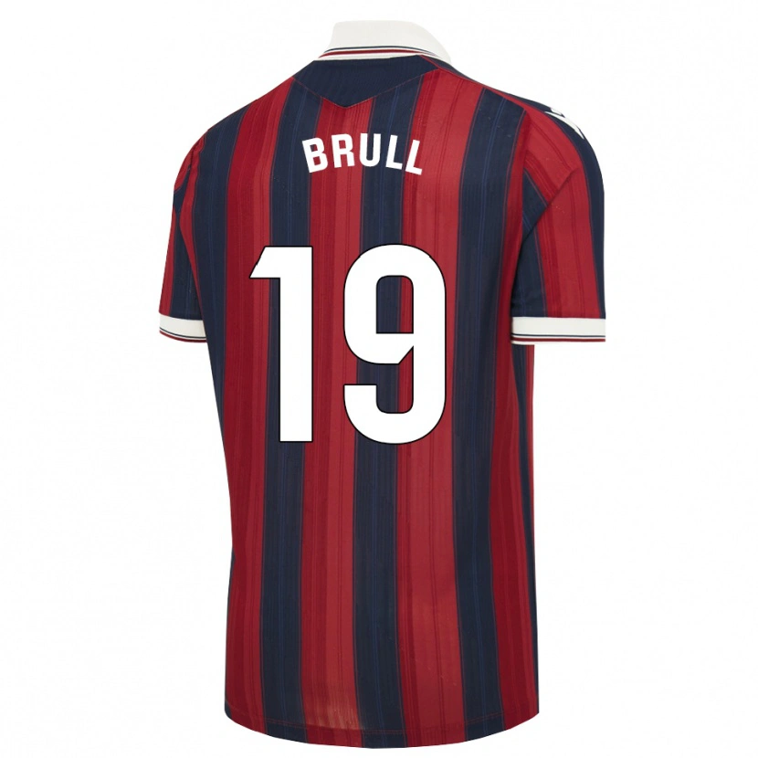 Danxen Mujer Camiseta Salva Brull #19 Azul Medianoche Rojo 1ª Equipación 2026/27 La Camisa México