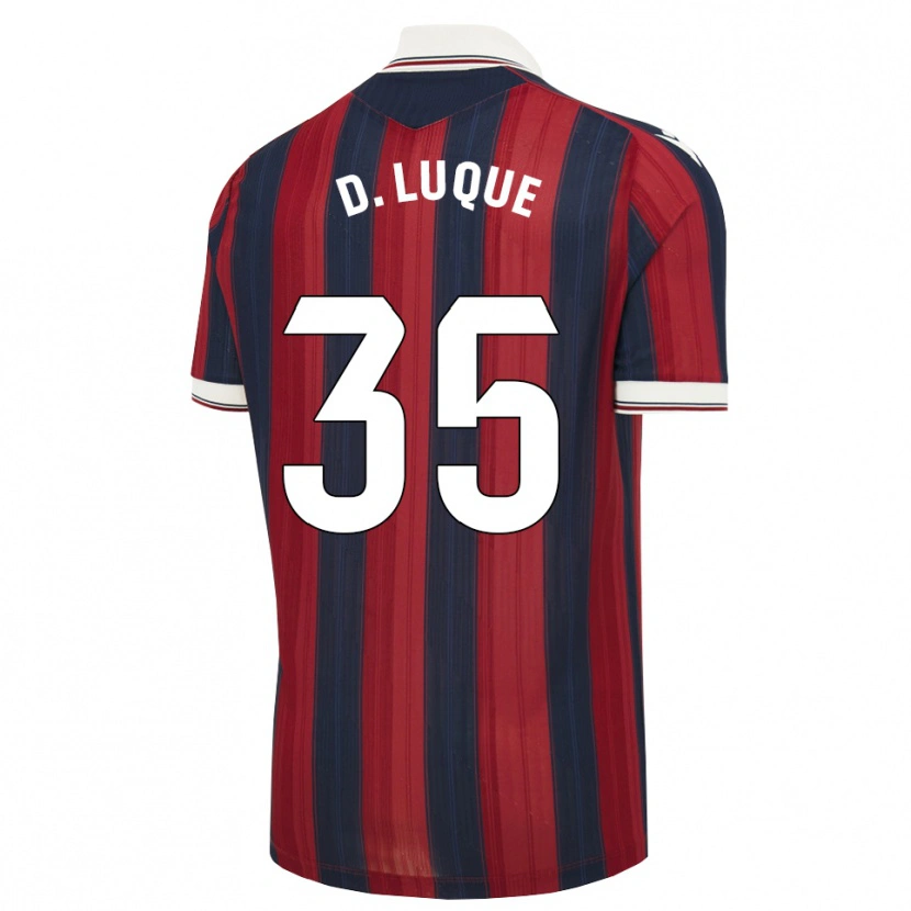 Danxen Mujer Camiseta Daniela Luque Fernández #35 Azul Medianoche Rojo 1ª Equipación 2026/27 La Camisa México