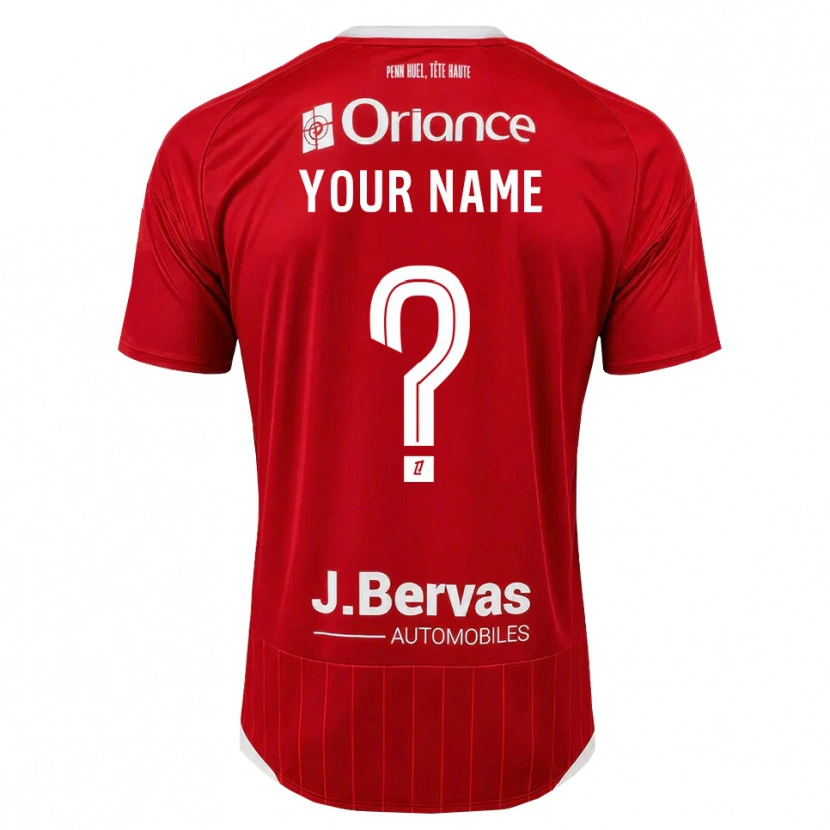 Danxen Mujer Camiseta Su Nombre #0 Blanco Rojo 1ª Equipación 2026/27 La Camisa México