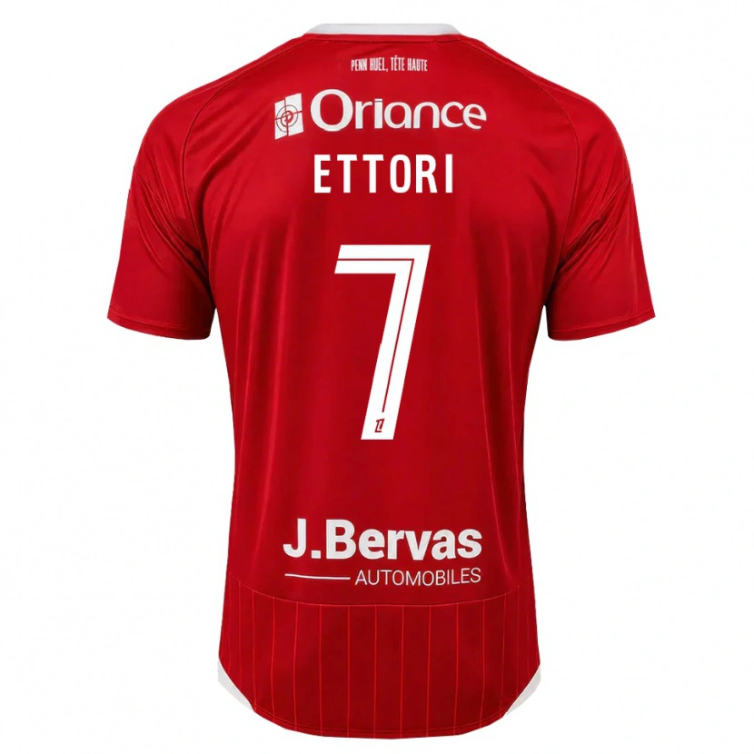 Danxen Mujer Camiseta Yanis Ettori #7 Blanco Rojo 1ª Equipación 2026/27 La Camisa México