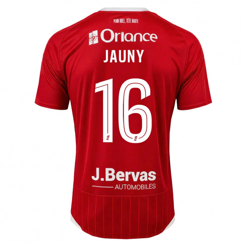 Danxen Mujer Camiseta Noah Jauny #16 Blanco Rojo 1ª Equipación 2026/27 La Camisa México