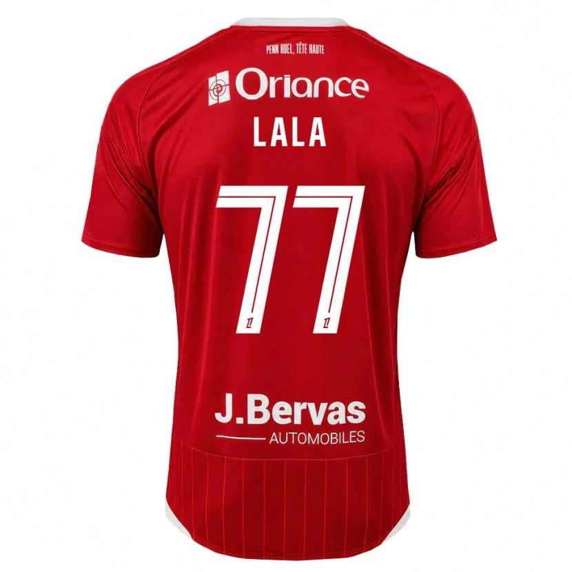 Danxen Mujer Camiseta Kenny Lala #77 Blanco Rojo 1ª Equipación 2026/27 La Camisa México
