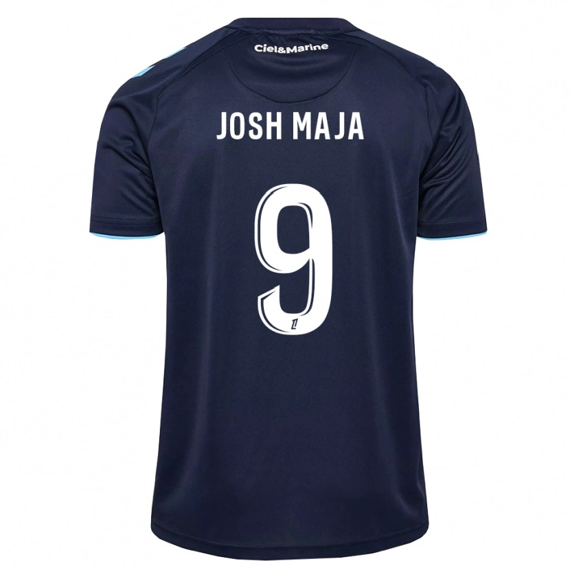 Danxen Mujer Camiseta Josh Maja #9 Azul Aciano Azul Medianoche 1ª Equipación 2026/27 La Camisa México