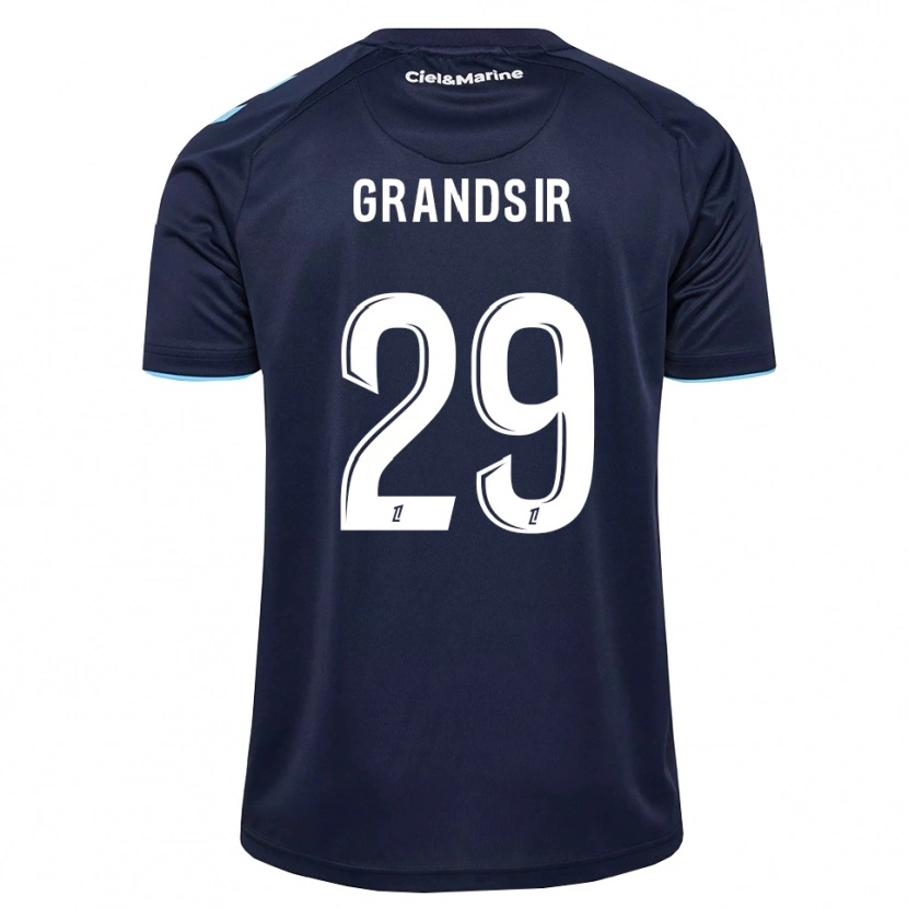 Danxen Mujer Camiseta Samuel Grandsir #29 Azul Aciano Azul Medianoche 1ª Equipación 2026/27 La Camisa México