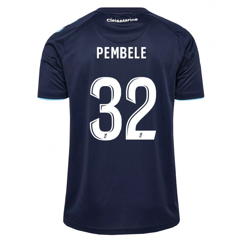 Danxen Mujer Camiseta Timothée Pembélé #32 Azul Aciano Azul Medianoche 1ª Equipación 2026/27 La Camisa México