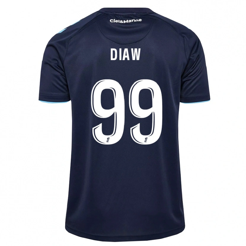 Danxen Mujer Camiseta Mory Diaw #99 Azul Aciano Azul Medianoche 1ª Equipación 2026/27 La Camisa México