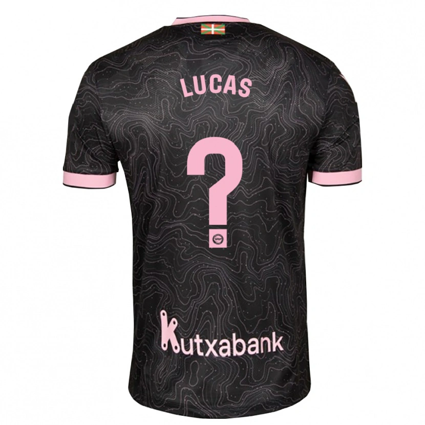 Danxen Mujer Camiseta Lucas Moura #0 Negro Rosa 2ª Equipación 2026/27 La Camisa México