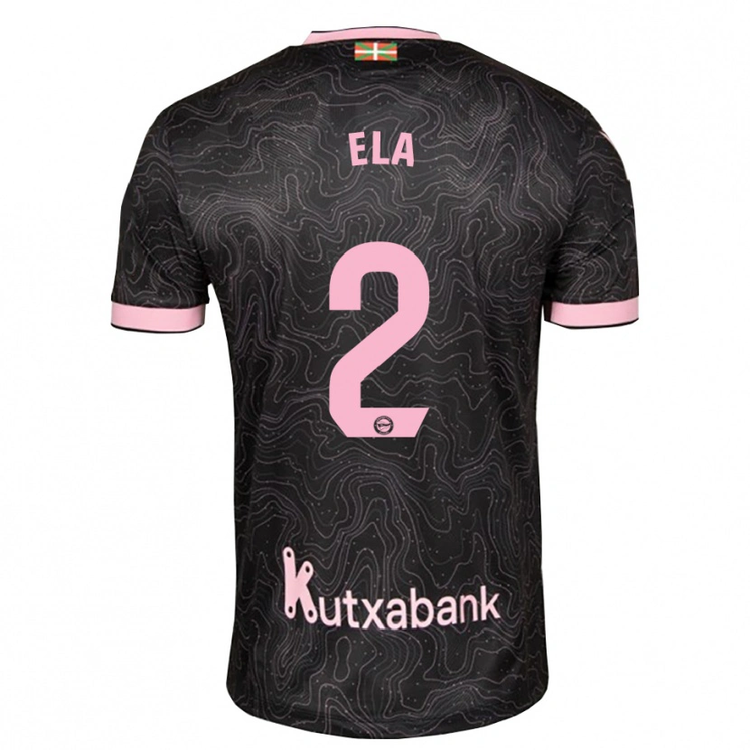 Danxen Mujer Camiseta Noé Ela #2 Negro Rosa 2ª Equipación 2026/27 La Camisa México