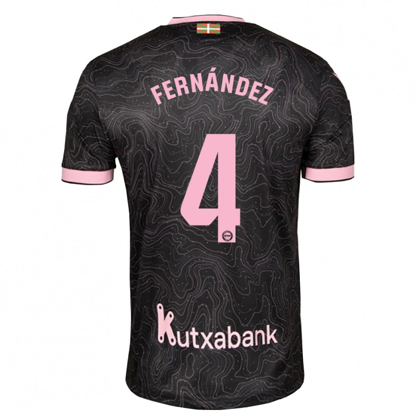 Danxen Mujer Camiseta Aritz Fernández #4 Negro Rosa 2ª Equipación 2026/27 La Camisa México