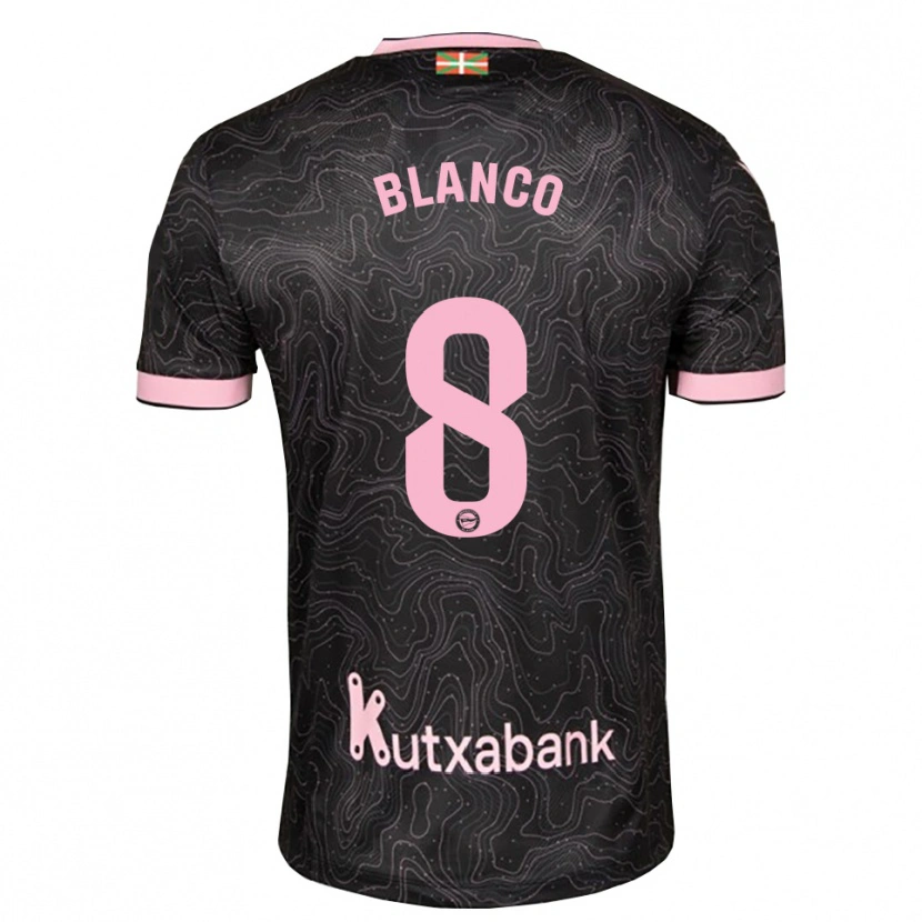 Danxen Mujer Camiseta Antonio Blanco #8 Negro Rosa 2ª Equipación 2026/27 La Camisa México