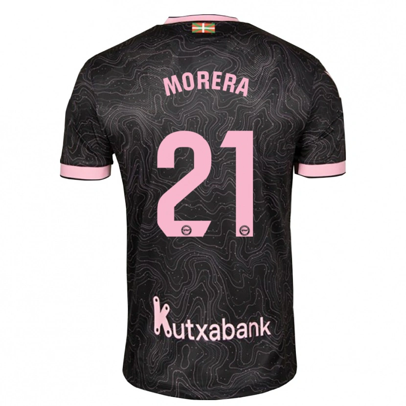 Danxen Mujer Camiseta Carla Morera #21 Negro Rosa 2ª Equipación 2026/27 La Camisa México