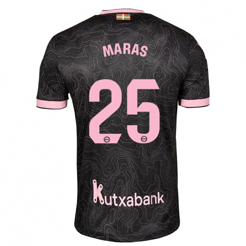 Danxen Mujer Camiseta Nikola Maras #25 Negro Rosa 2ª Equipación 2026/27 La Camisa México