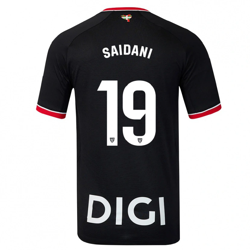 Danxen Mujer Camiseta Ismahel Saidani #19 Negro Blanco Rojo 2ª Equipación 2026/27 La Camisa México