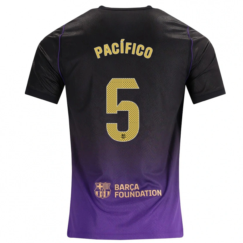 Danxen Mujer Camiseta Patricio Pacífico #5 Morado Amarillo Negro 2ª Equipación 2026/27 La Camisa México