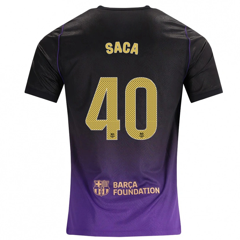 Danxen Mujer Camiseta Leo Saca #40 Morado Amarillo Negro 2ª Equipación 2026/27 La Camisa México