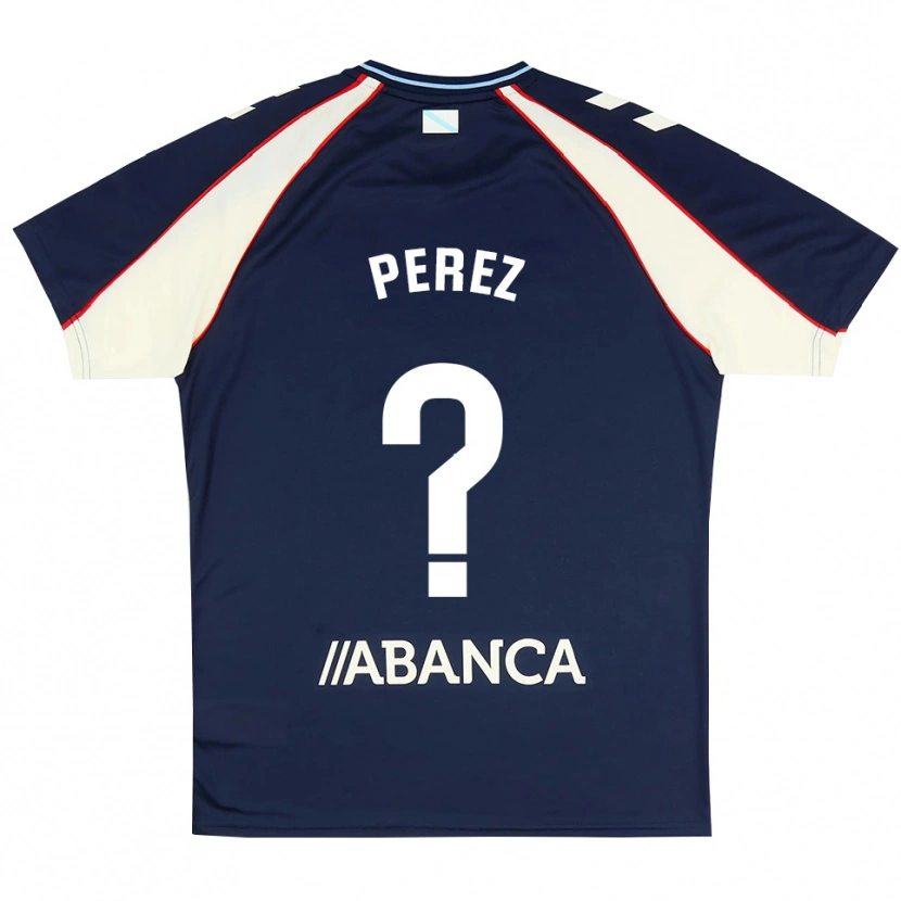 Danxen Mujer Camiseta Iván Pérez #0 Azul Real Rojo Blanco 2ª Equipación 2026/27 La Camisa México