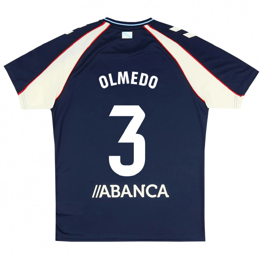 Danxen Mujer Camiseta Alexis Olmedo #3 Azul Real Rojo Blanco 2ª Equipación 2026/27 La Camisa México