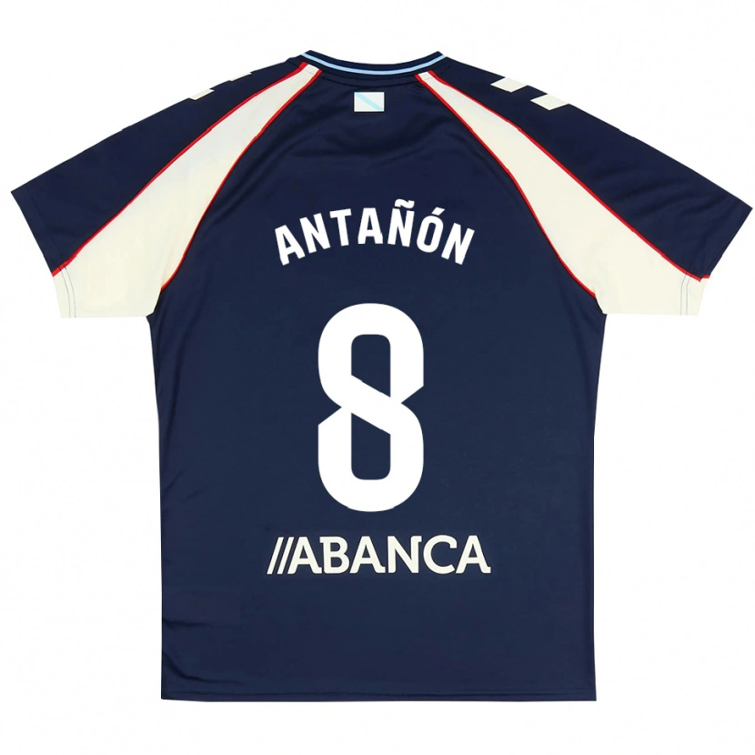 Danxen Mujer Camiseta Andrés Antañón #8 Azul Real Rojo Blanco 2ª Equipación 2026/27 La Camisa México